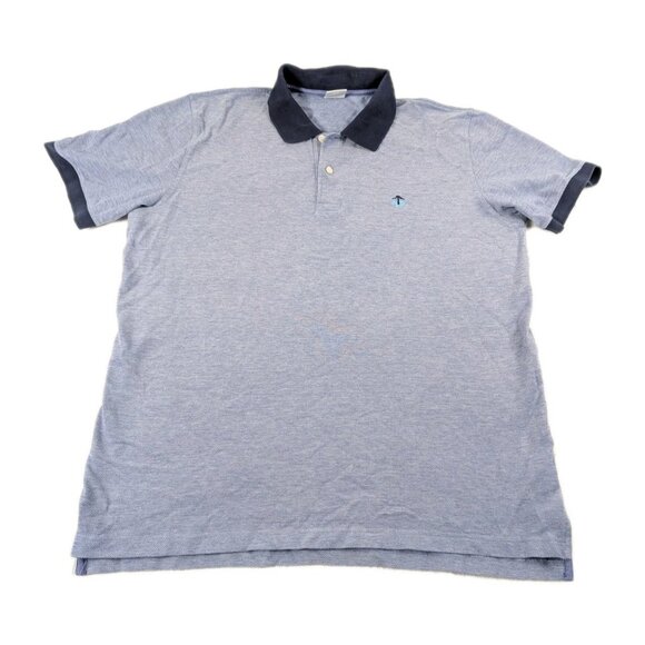 Brooks Brothers Polo Shirt Men's XL Blue Rugby Casual Logo Cotton READ - Picture 1 of 16